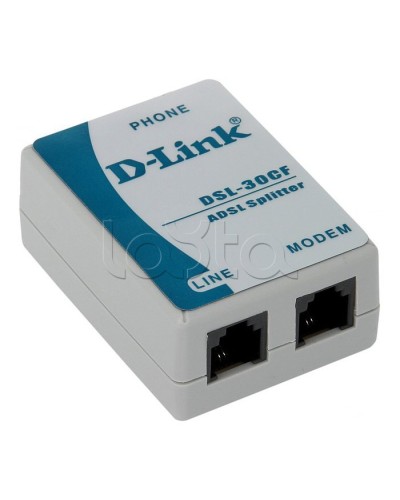 Сплиттер ADSL D-Link DSL-30CF/RS в Кызыле Маршрутизаторы, Роутеры и Точки Доступа Pintop.ru